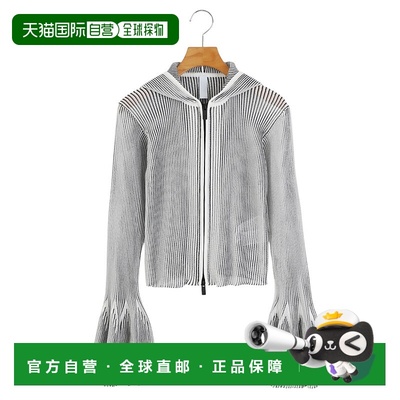 1h可退 日本直邮CFCL 女士透光感拉链卫衣外套 CF009KC127新款