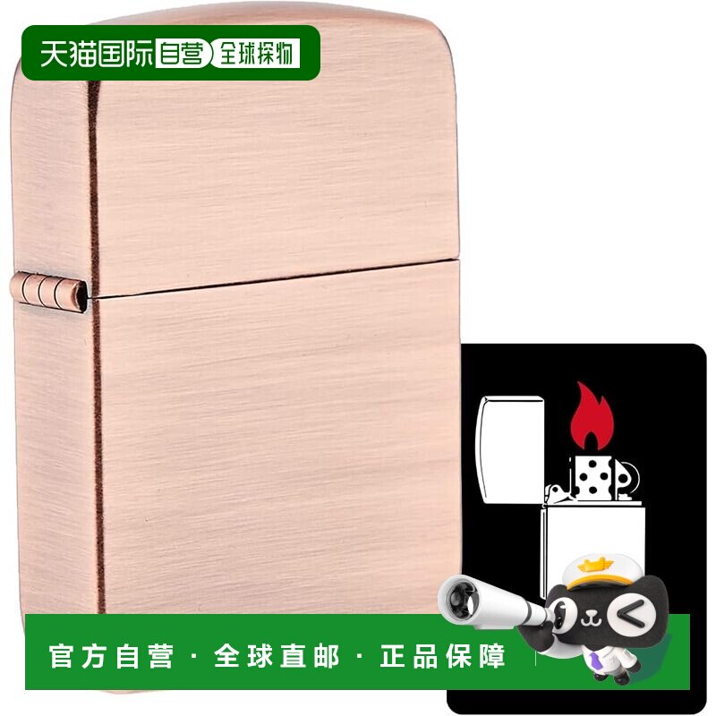 【日本直邮】Zippo 1941复古款红铜双面打火机 1941-3