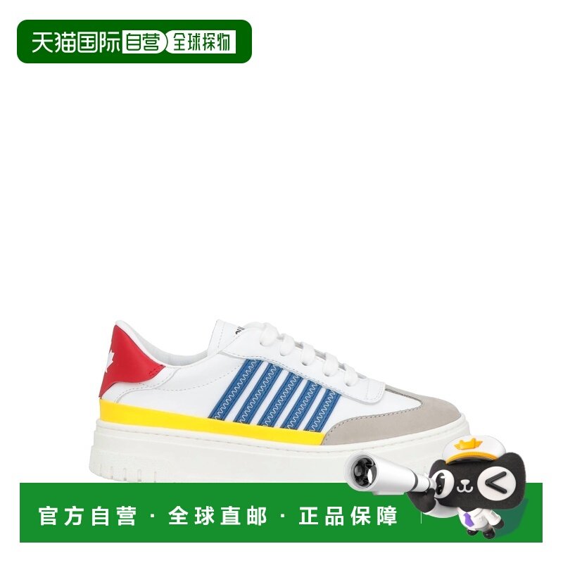 1h可退 香港直邮Dsquared2 二次方 女童 运动鞋童鞋 white白色 舒,童鞋/婴儿鞋/亲子鞋,运动鞋,淘宝优惠券,粉丝福利购,淘宝优惠卷