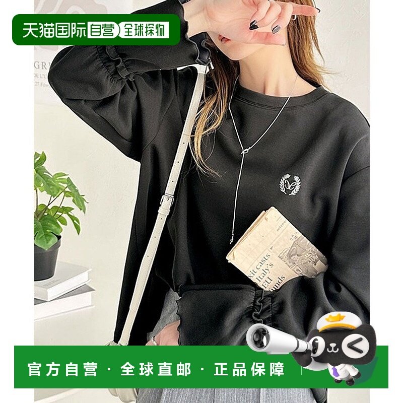 日本直邮Classical Elf 可爱风刺绣Logo长袖针织衫 C04519EW01244