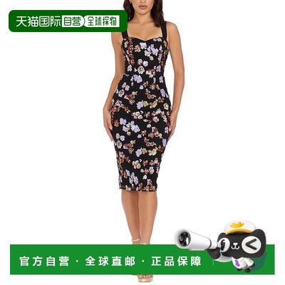 自营Dress The Population Nicole Sheath Dress - black multi