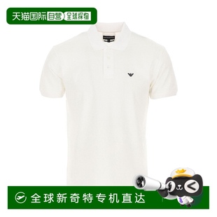 白色徽标立领 香港直邮Emporio Armani安普里奥 阿玛尼男士 POLO衫