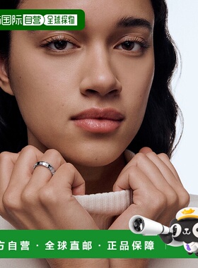 自营1h可退 欧洲直邮LV路易威登 Damier银色白金棋盘格戒指男女通