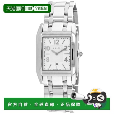 自营Coach Men's Commerce Root White Dial Watch - white 美国