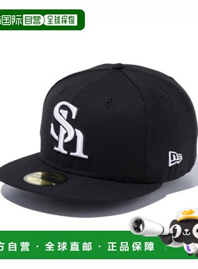 日本直邮New Era 59FIFTY 福冈软银鹰队黑白 14525187新款