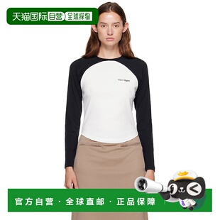 1h可退 香港直邮潮奢 Courreges 女士 白色 & 黑色 Circle Contra