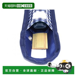 【日本直邮】Colorful Candy Style录音笔和尺子盒 格子蓝N420700