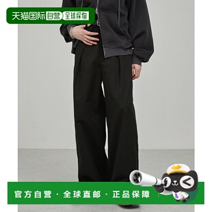 1h可退 日本直邮EMMA CLOTHES 男女同款深褶直筒宽松休闲裤 EMpt1