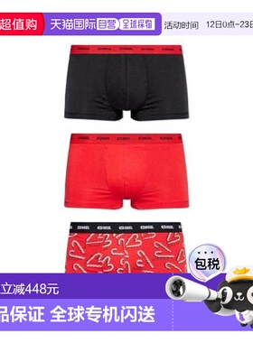 韩国直邮DIESEL 一套三件 Diesel Damien Gft Utlt 平角裤 DAMIEN