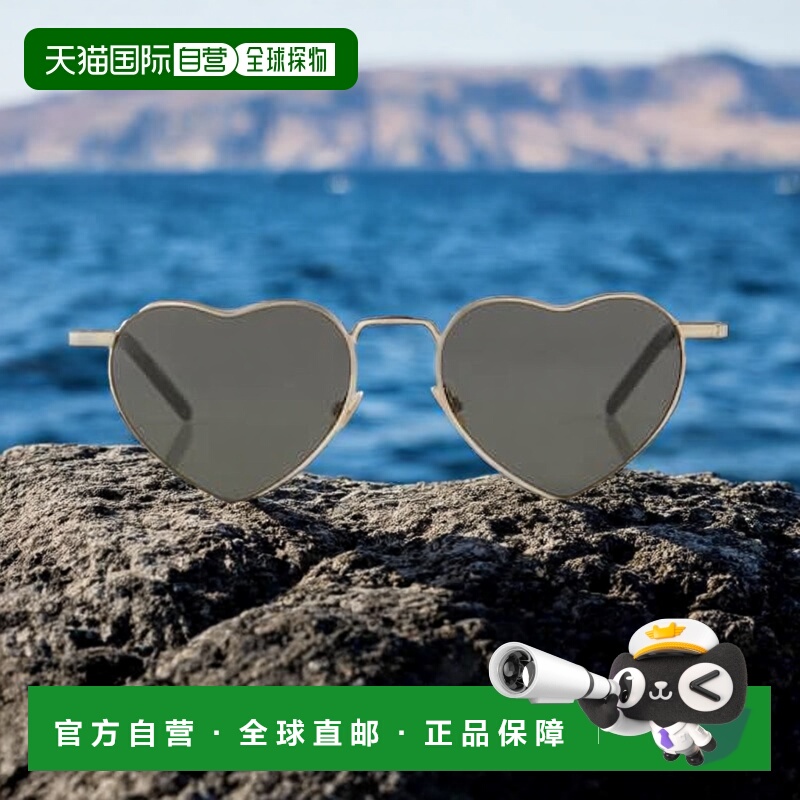香港直邮Saint Laurent 圣罗兰 女士 SL 301 Loulou 心形太阳眼镜