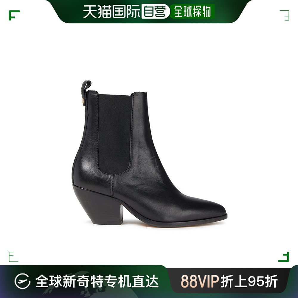 香港直邮潮奢 Sandro女士皮质短靴 SFACH00353E20RAPH