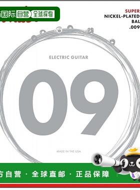 【日本直邮】Fender芬达250L镀镍钢球型弦头 (.009-.042)3入