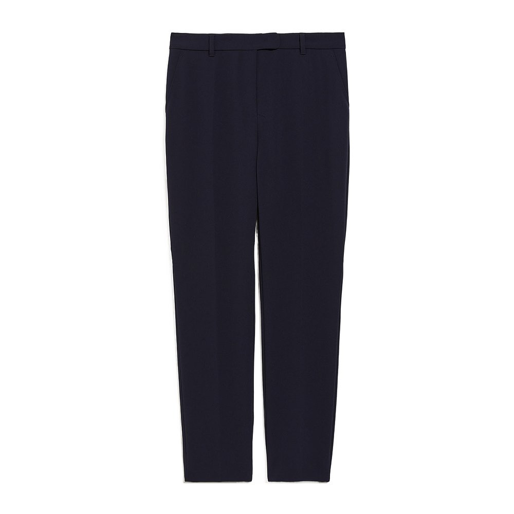 MAX MARA 女士休闲裤 6131054106005 SS2024 蓝色 腰带袢休闲裤图片