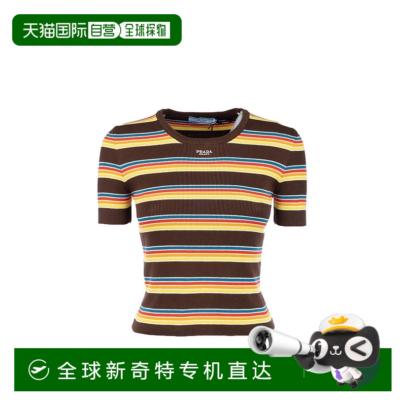 1h可退 香港直邮潮奢 Prada 普拉达 女士 MAGLIERIA 针织衫 P24N2