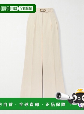 1h可退 香港直邮ZIMMERMANN 女士 前褶休闲裤 8964PMATS beige米