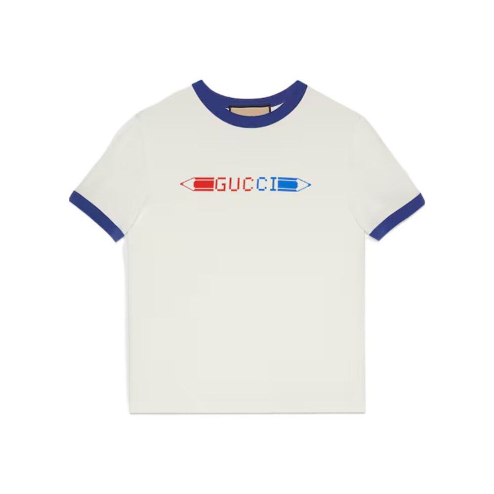 Gucci 圆领印花T恤 723566XJF75