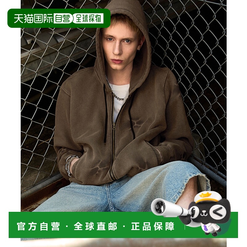 1h可退 日本直邮SWAGVIBE 男女同款短款染色连帽外套 SWApa664