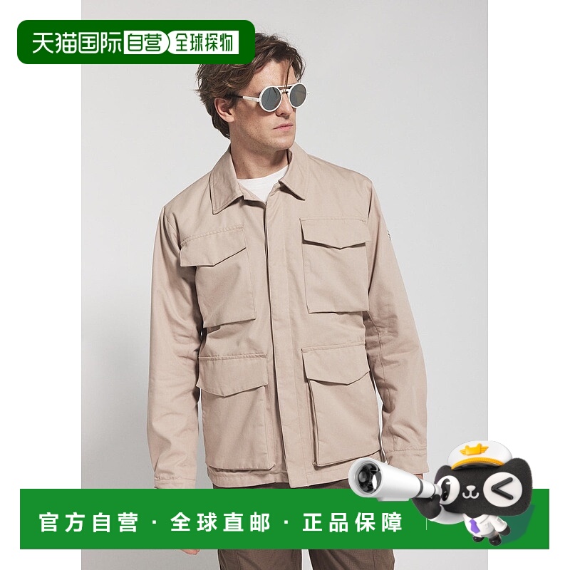 自营欧洲直邮Pyrenex Field男士浅褐色轻薄外套羽绒服夹克