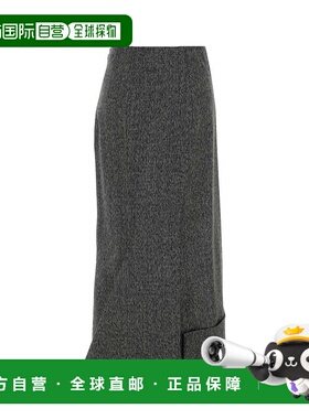 PRADA 女士半身裙 P117YSOOO15K8F0002羊毛普拉达包臀裙