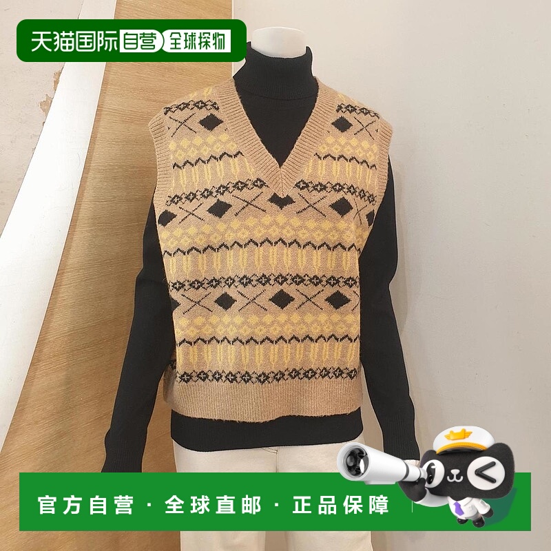 韩国直邮THE IZZAT TheIzabelle 图案细节针织背心 INBN1VTE2SG