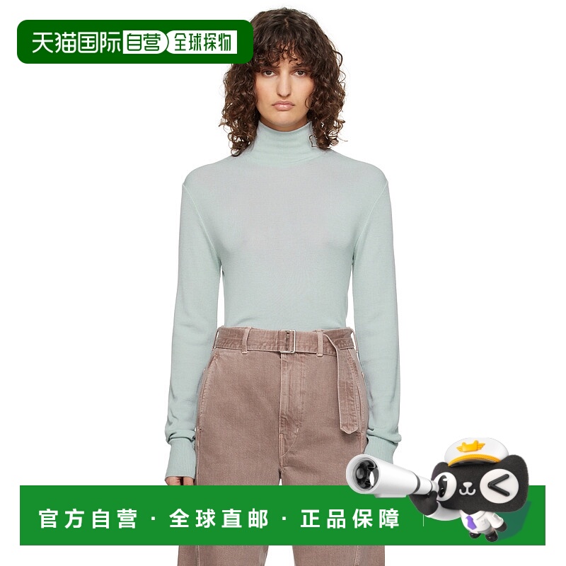 1h可退 香港直邮潮奢 Lemaire 女士 蓝色 Seamless Turtle Neck
