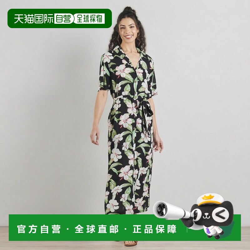 欧洲直邮Roxy衣服女连体衣/连体裤黑色ISLAND ESCAPE