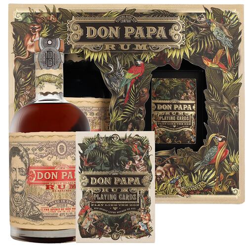 Don Papa Single Island Rum + Playing Cards Giftset