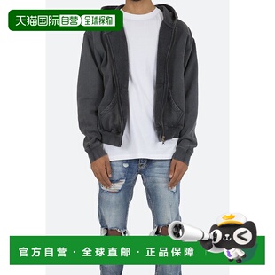 1h可退 【美国直邮】mnml Basic Zip Up Hoodie Vintage Black 男
