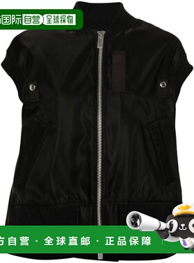 1h可退 香港直邮Sacai 女士 拉链马甲 SCW203 black黑色 舒适时尚