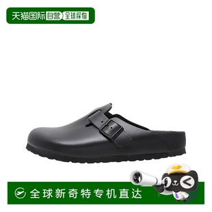 LENA黑色皮革拖鞋 1h可退 EXQ 日本直邮BIRKENSTOCK男士 Boston