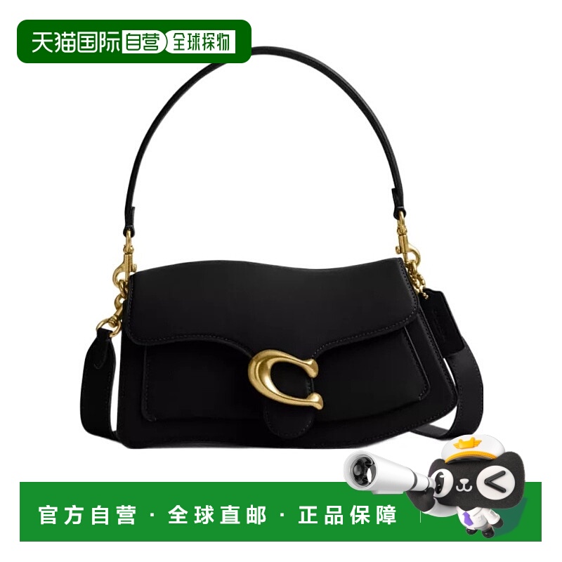 1h可退 香港直邮COACH 女士单肩包 CAN26B4BK SS2025 黑色蔻驰