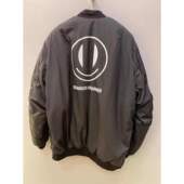 香港直邮Raf 男士 Simons 1h可退 拉夫 西蒙 特 黑色笑脸飞行员夹