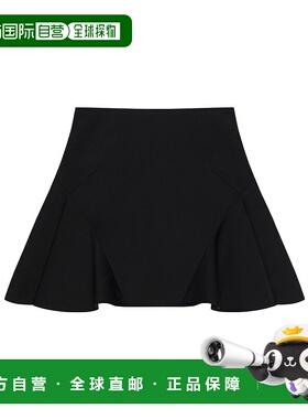 香港直邮Givenchy 羊毛荷叶边半身裙迷你裙包臀裙 BW40Z715CT