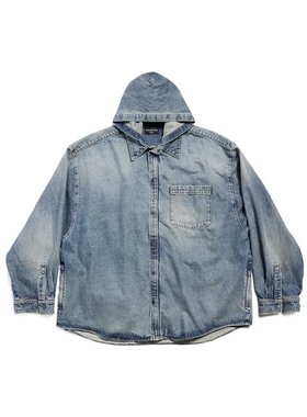 BALENCIAGA 男士夹克 814227THW254245 SS2025 灰色