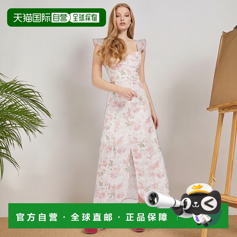日本直邮Guess Eco Rose Maxi连衣裙 [GU1432EW23727]长裙背带裙