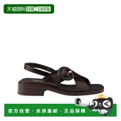 香港直邮PRADA 棕色 女士凉鞋 1X962NP39F035F0038