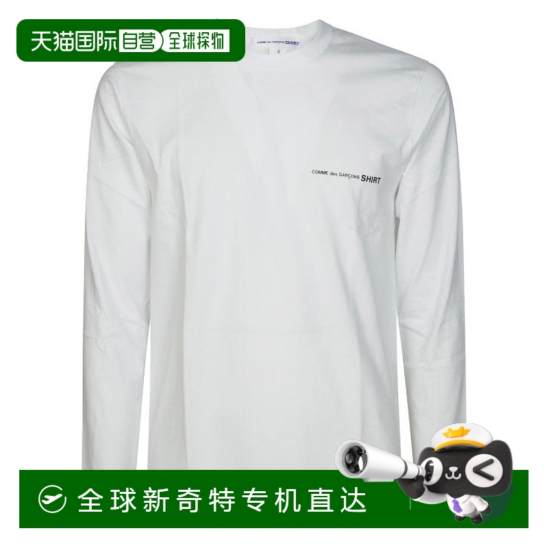 韩国直邮COMME DES GARCONS25SS短袖T恤男FOT025S25 WHITEBianco