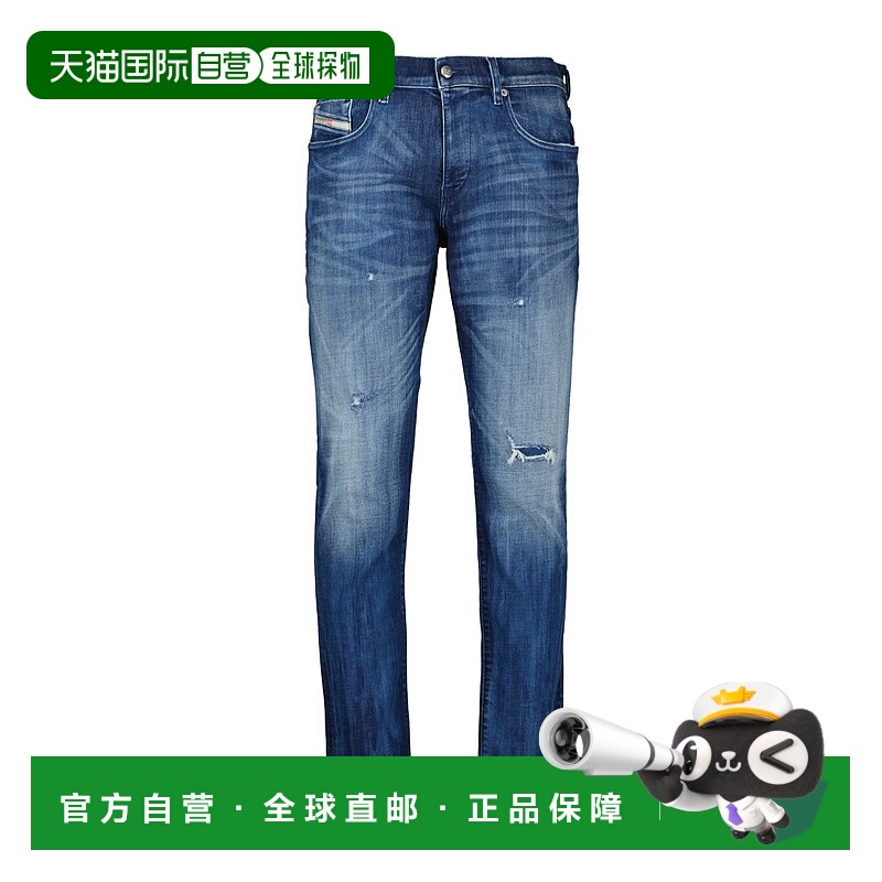 1h可退 香港直邮DIESEL 男士牛仔裤 A0356209M1701 AW2025 蓝色 J