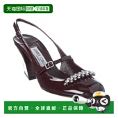 Jimmy 红色 Choo 自营 Belinda 70专利斜背泵 美国奥莱直发高跟鞋