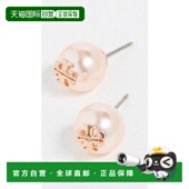 施华洛世奇人造珍珠耳钉 香港直邮Tory TOR 伯奇 女士 Burch 托里