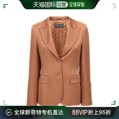 香港直邮潮奢 Alberta Ferretti 女士 缎面单排扣西装外套 V05130