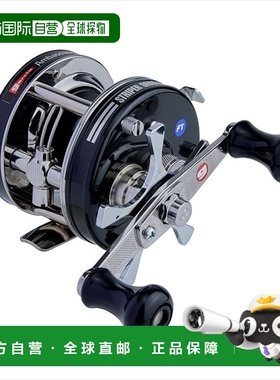 日本直邮AbuGarcia 抛饵绕线轮 AMB.4501 Striper 黑色（左手柄）