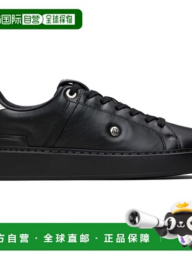 香港直邮Balmain 巴尔曼 男士 黑色 B-Court 运动鞋 FM1VI390LNSS