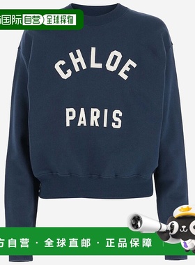 香港直邮CHLOÉ 女士针织衫 CH24AJH121924C6 AW2025 黑色 Blue co