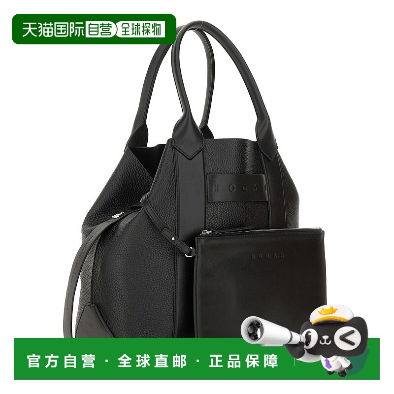 香港直邮HOGAN 女士手提包 KBW01OA0300UH9B999 AW2025 黑色