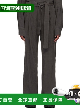 1h可退 香港直邮潮奢 hyein seo 男士 灰色 Detachable Pouch 长