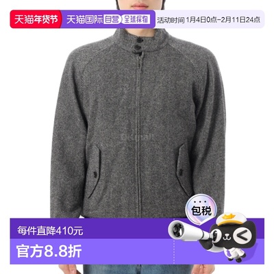 韩国直邮BARACUTA BRCPS1075UT2715 1055 跳线羊毛夹克休闲立领