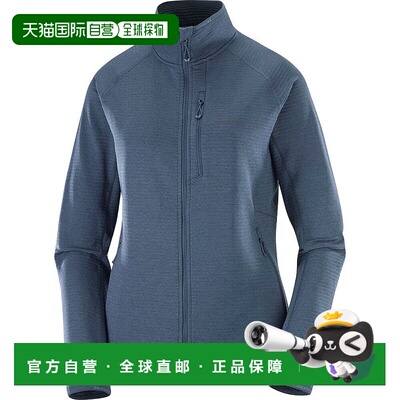 日本直邮SALOMON 全拉链抓绒 SNTIAL LIGHTWARM 女士夹克 [LC2647