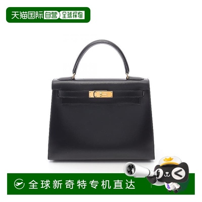 1h可退 日本直邮中古Hermes爱马仕女包B级9新Handbag手包牛皮手提