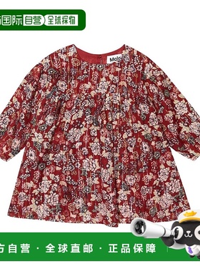 香港直邮Molo 婴儿 Colore 花朵棉混纺连衣裙童装新款